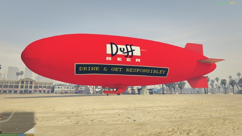 Duff Beer - Blimp